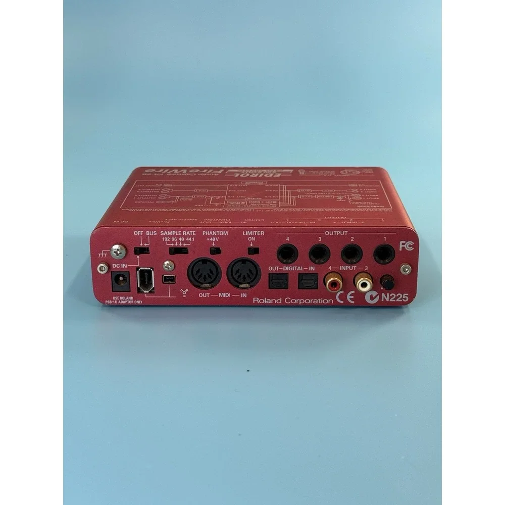 Edirol Roland FA-66 Digital Firewire Recording Audio Interface.  PLEASE READ